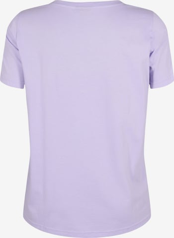 Zizzi Shirts 'VDAVE' i lilla