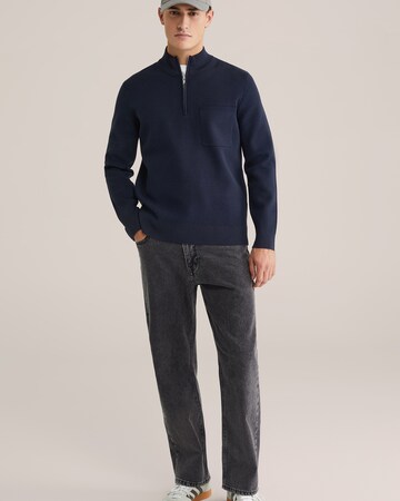 WE Fashion - Pullover em azul