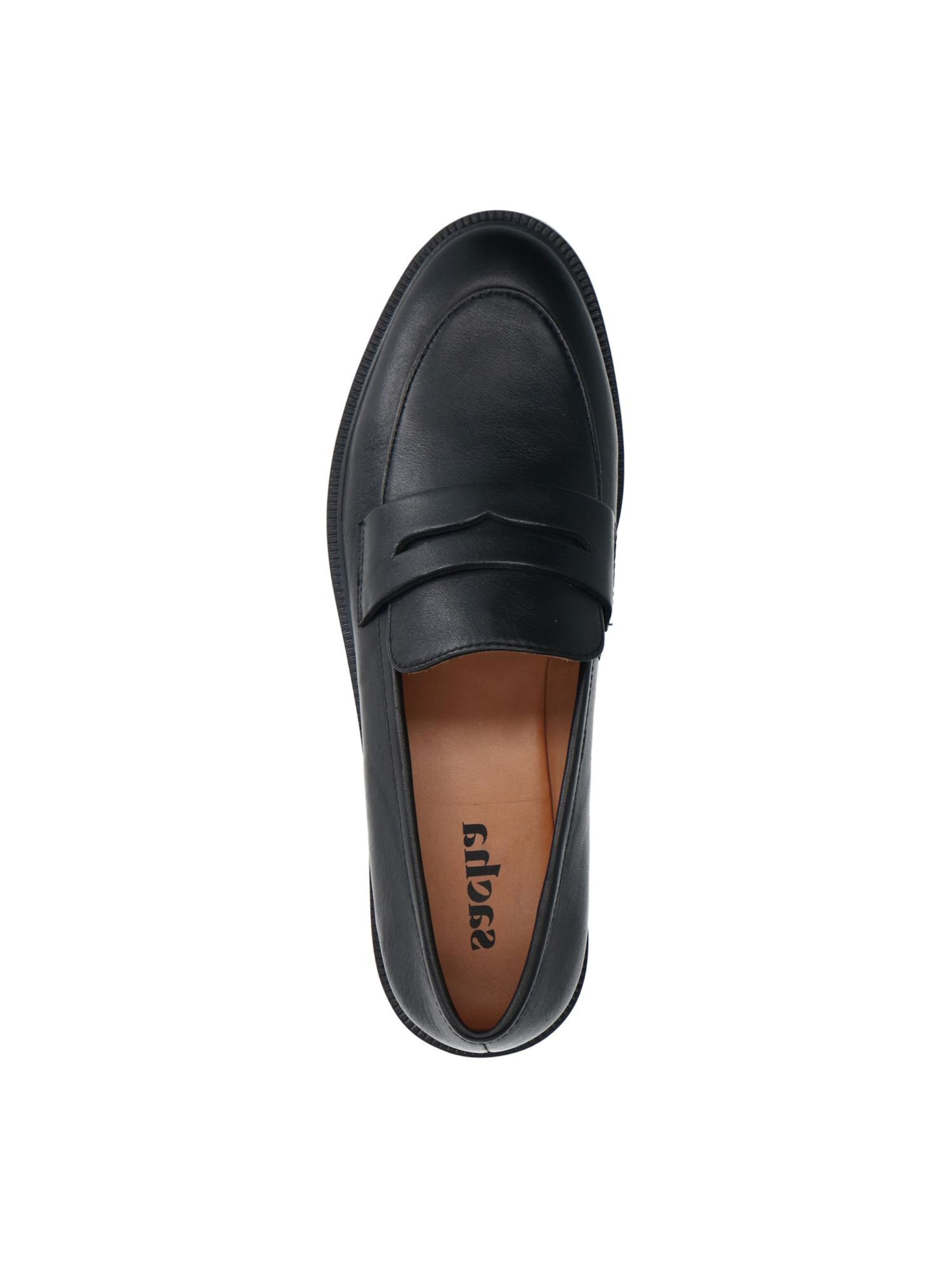 SACHA Mokassin in Schwarz