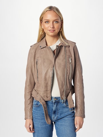 Gipsy 2.0 Between-Season Jacket 'Therin' in Brown: front