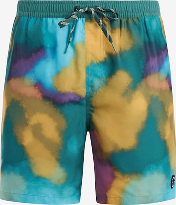 PROTEST Badeshorts 'PRTFligth' in Grün: Vorderseite