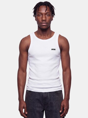 Crystal Paris Shirt 'Core' in Wit: voorkant