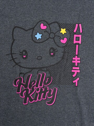HELLO KITTY Nachthemd 'Hello Kittie'‌‌‌‌‌ in Grau