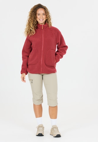 Whistler Fleece jas 'Pioneer' in Rood