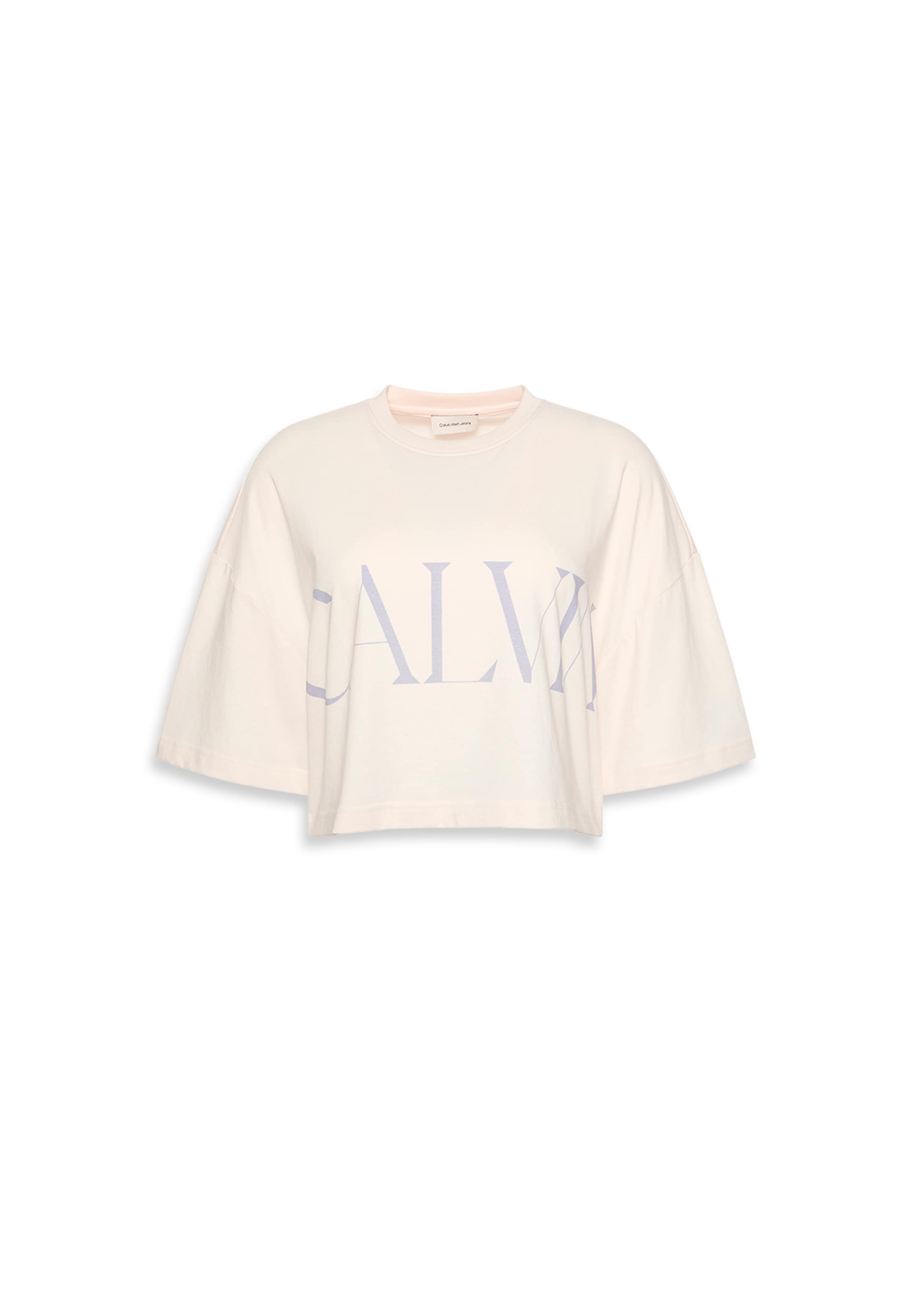 Calvin Klein Jeans Тениска в розово: отпред