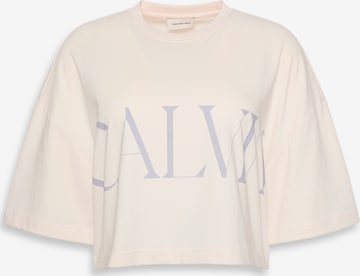 Calvin Klein Jeans Футболка в Ярко-розовый: спереди
