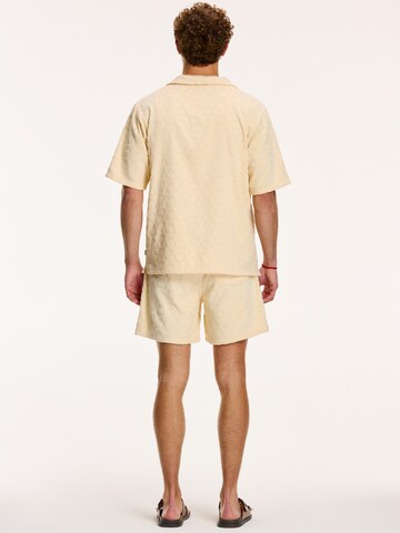 Shiwi Regular Shorts 'Geo' in Beige