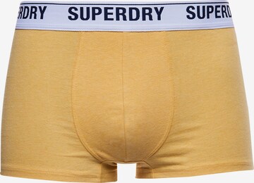Boxers Superdry en jaune : devant