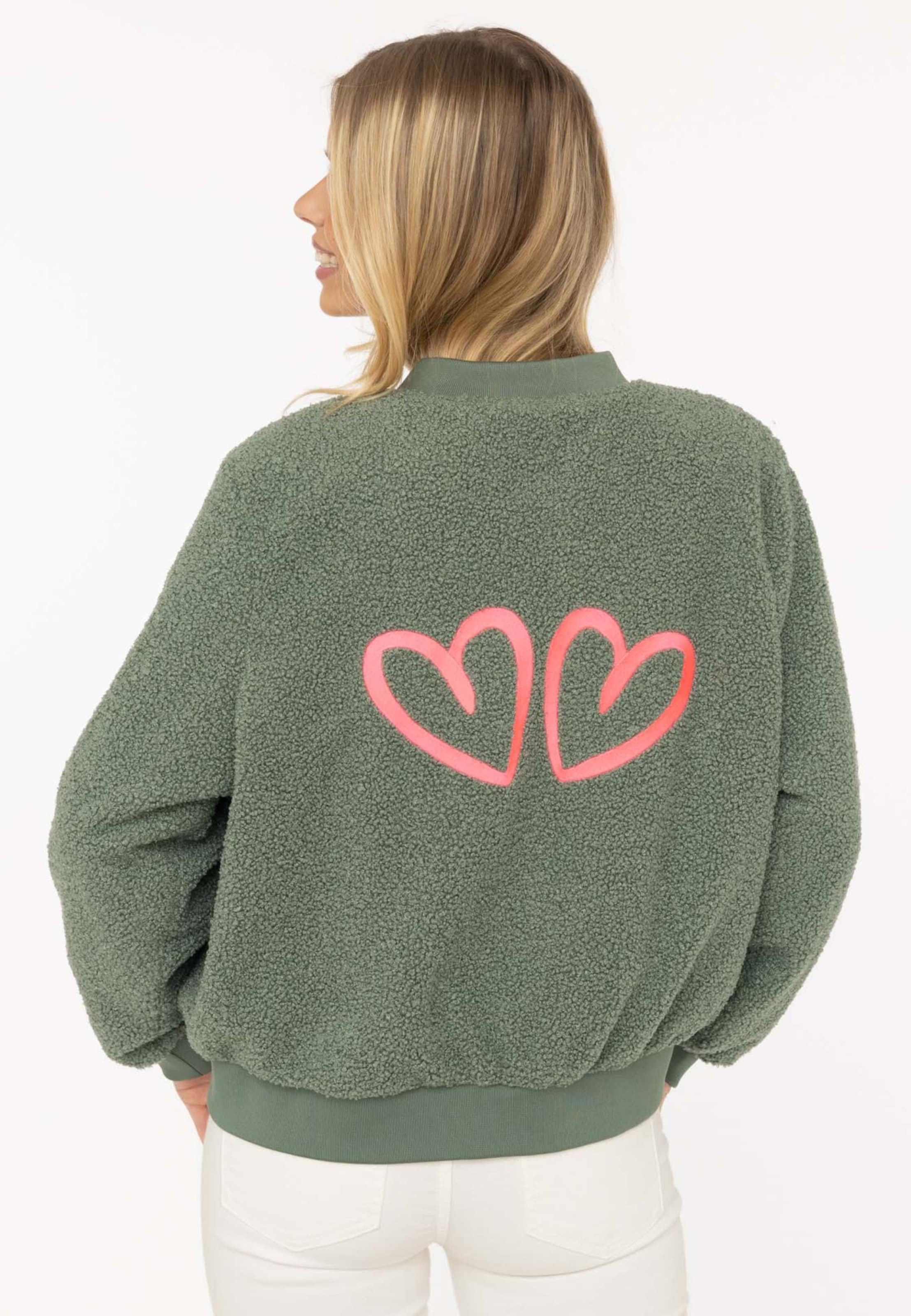 Veste de sport Zwillingsherz en vert