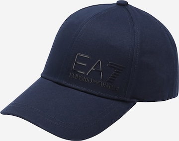 EA7 Emporio Armani Cap in Blue: front