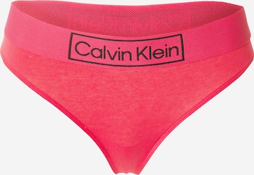 Calvin Klein Underwear String in Roze: voorkant