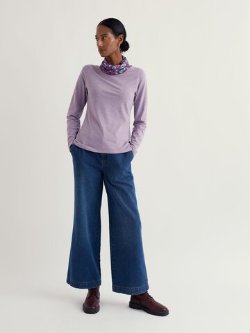 Seasalt Cornwall Shirt 'Easel' in Purple
