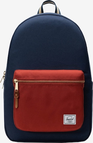 Herschel Rucksack 'Herschel Settlement Backpack' in Blau: Vorderseite