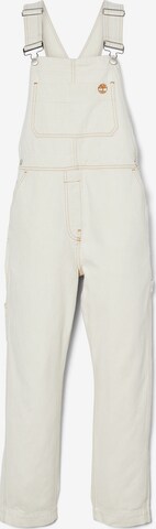 TIMBERLAND Regular Jean Overalls in White: front