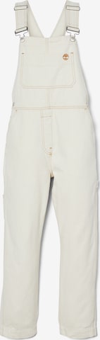 TIMBERLAND Regular Tuinbroek jeans in Wit: voorkant