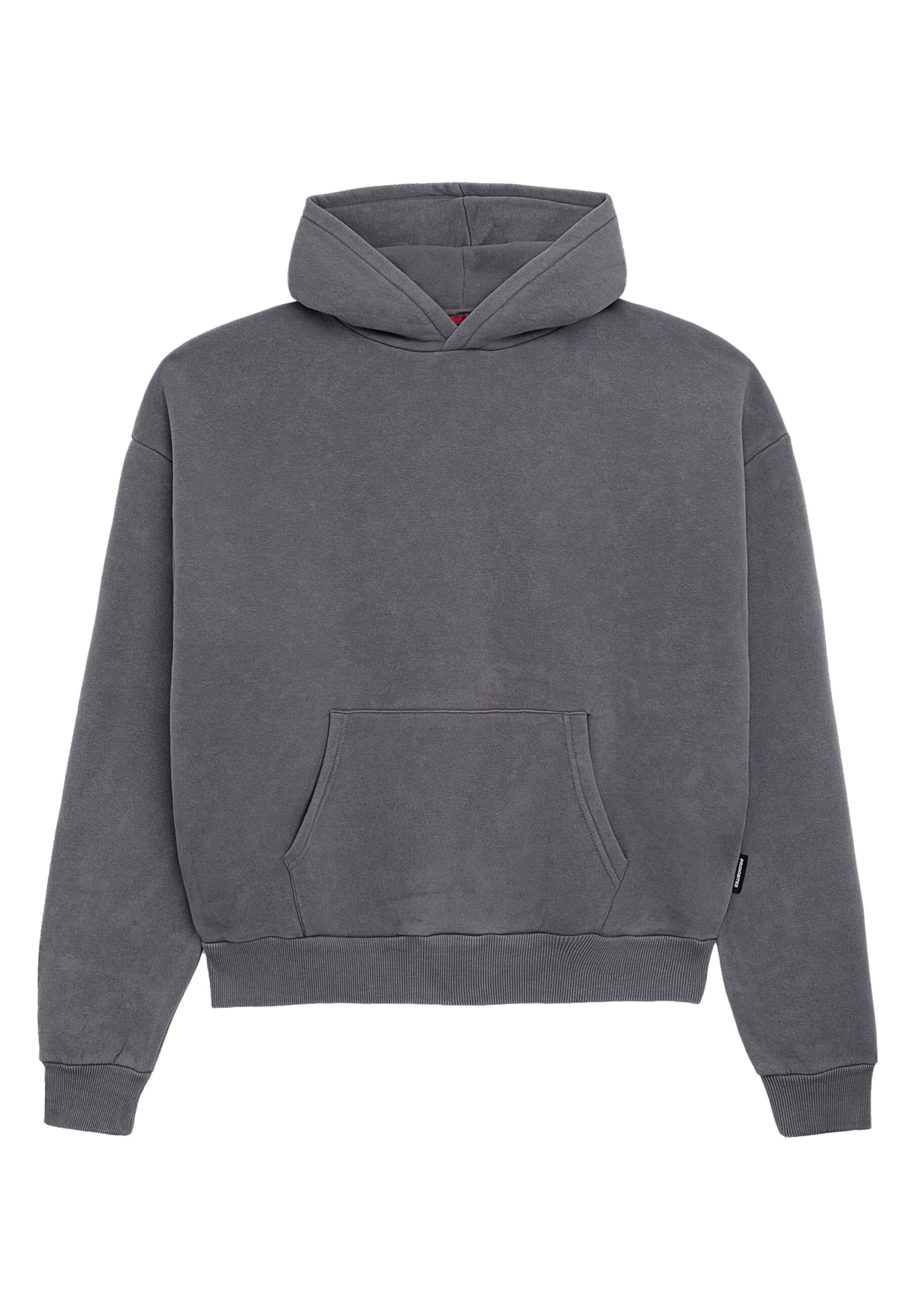 Prohibited Mikina – šedá: přední strana