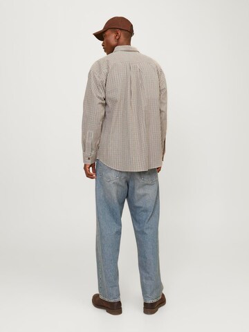 JACK & JONES Regular fit Button Up Shirt 'JPRBLAbradfort' in White