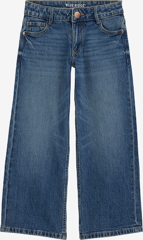 WE Fashion Wide Leg Farkut värissä sininen: etupuoli