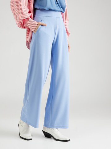 JDY Wide leg Broek 'LOUISVILLE CATIA' in Blauw: voorkant