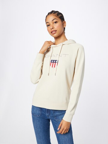 GANT Sweatshirt in Beige: voorkant