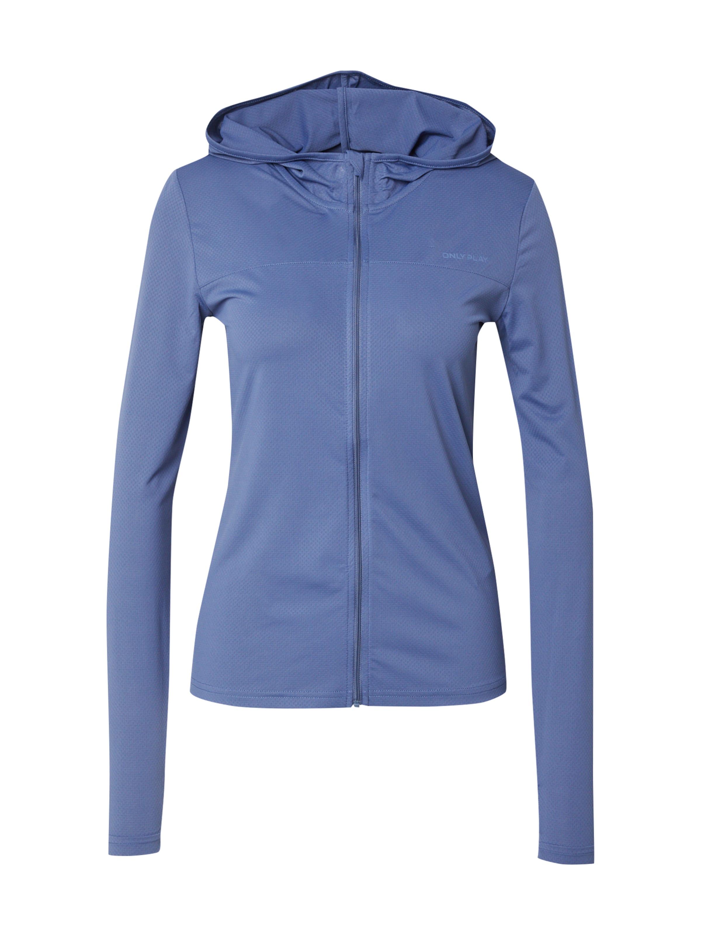 ONLY PLAY Sportssweatjakke 'ONPMila' i blå: forside