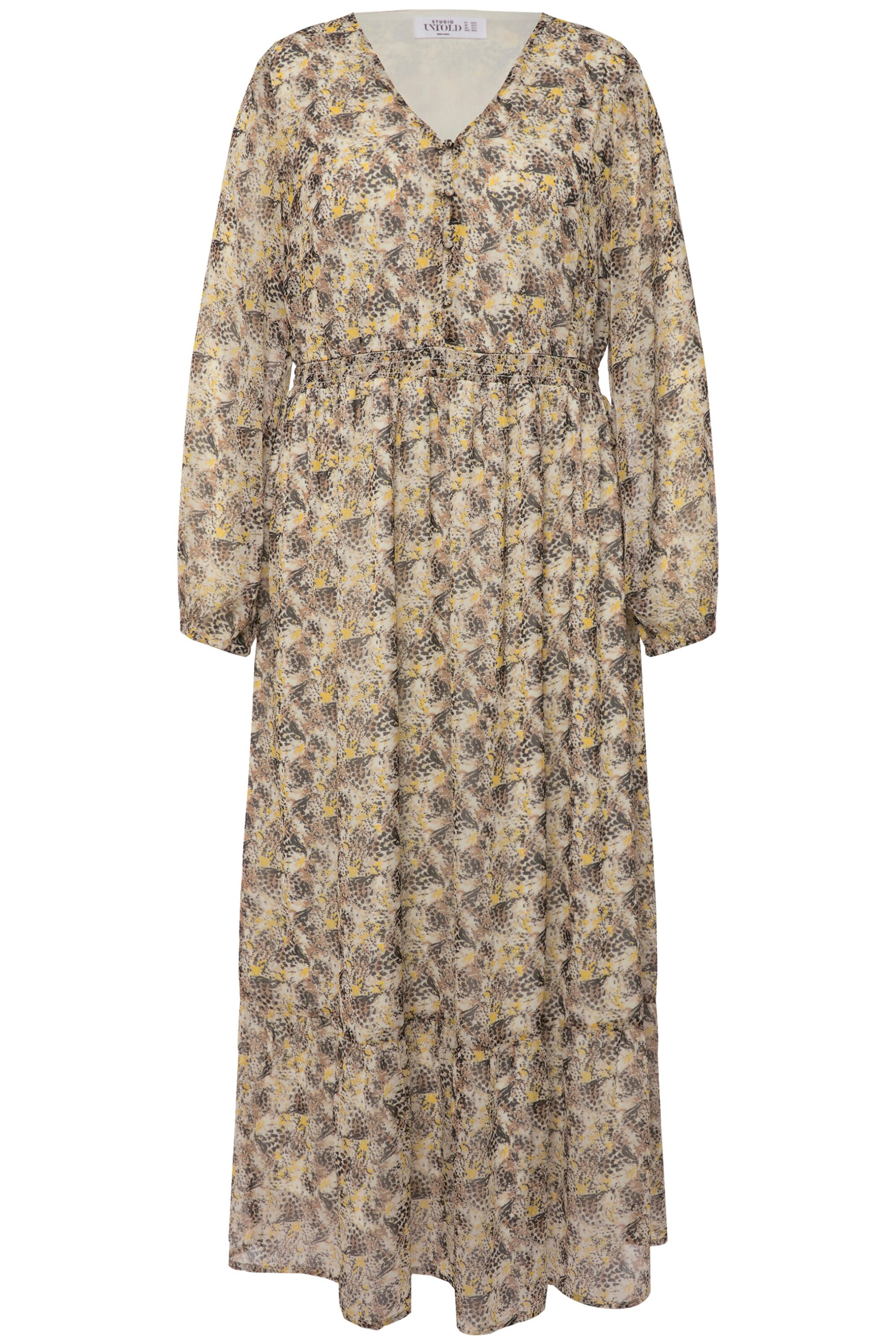 Studio Untold Jurk in Beige: voorkant