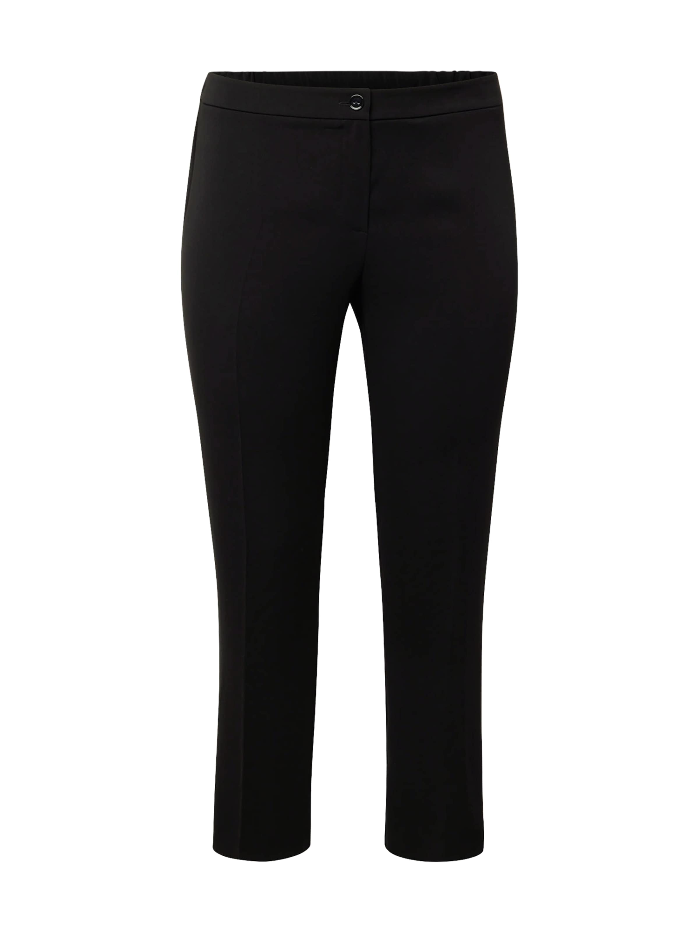 Regular Pantaloni cu dungă 'REGINA' de la Persona by Marina Rinaldi pe negru: față