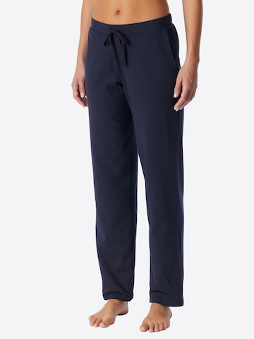 Pantalon de pyjama ' Mix Relax ' SCHIESSER en bleu : devant