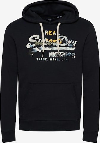 Superdry - Sudadera 'Vintage Logo' en negro: frente