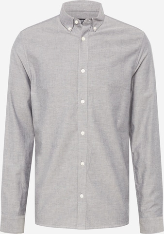 BURTON MENSWEAR LONDON - Regular Fit Camisa em cinzento: frente