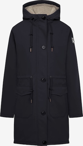 Derbe Winter Parka 'Festholm' in Blue: front