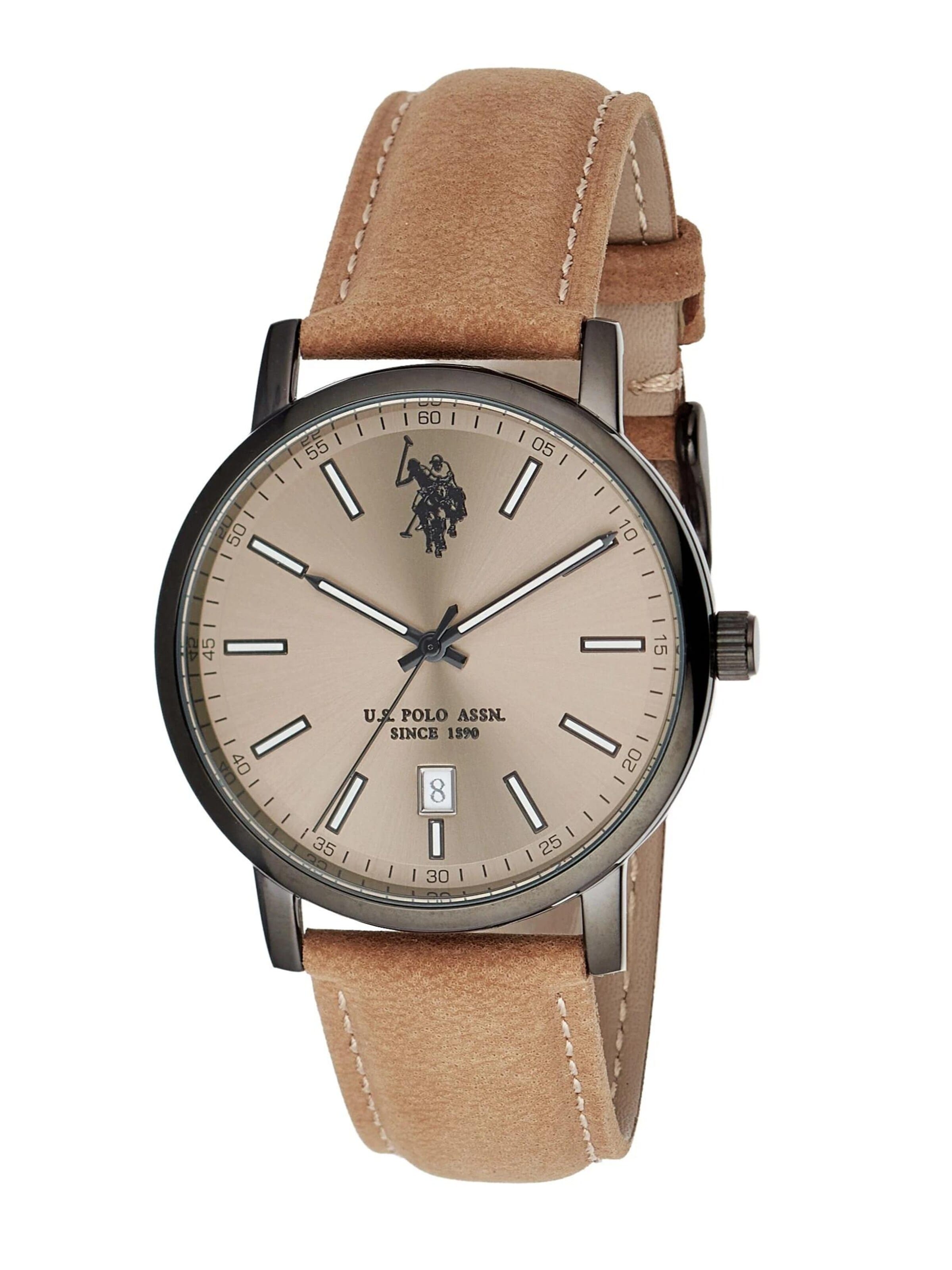 U.S. POLO ASSN. Analog watch 'Melville' in Grey