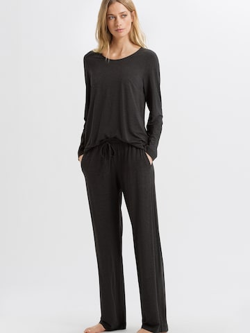 Hanro Lange Pyjamahose ' Natural Elegance ' in Schwarz: predná strana