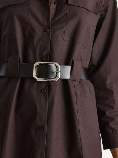 Bianco Lucci Blousejurk in de kleur Mokka, Productweergave