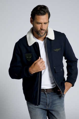 JP1880 Between-Season Jacket in Blue: front