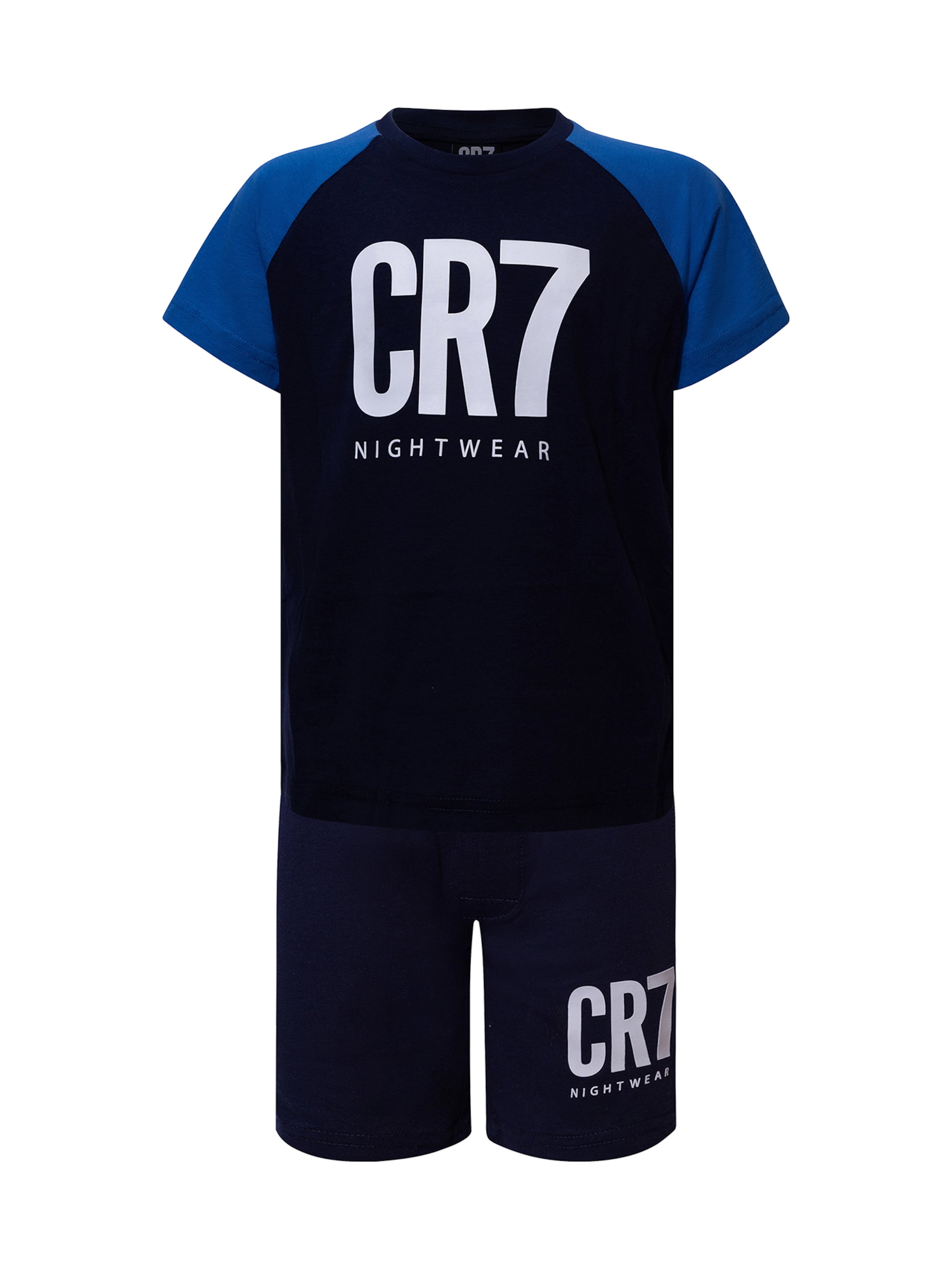 Pyjama ' Boys BASIC Short ' CR7 - Cristiano Ronaldo en bleu : devant