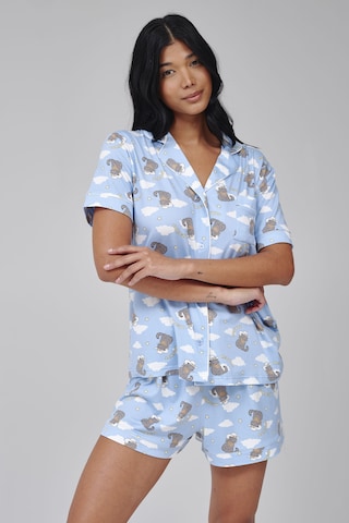 Loungeable Pyjama in Blau
