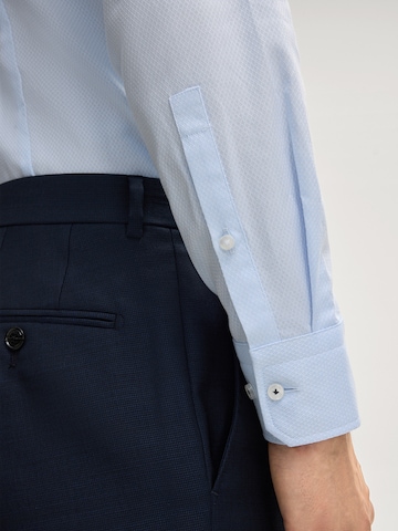 Coupe slim Chemise business 'Pierce' JOOP! en bleu