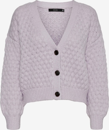 VERO MODA Knit Cardigan 'Winnie' in Purple: front