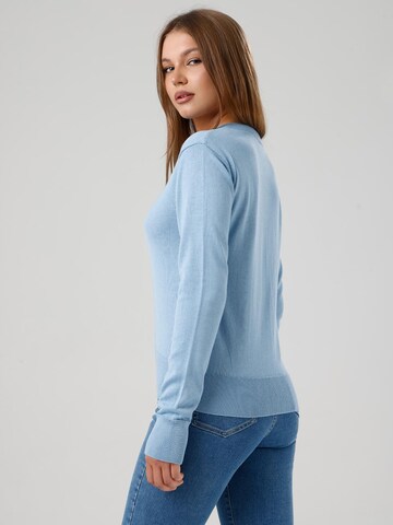 GORG Knit Cardigan in Blue