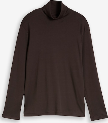 T-Shirt TOM TAILOR en marron : devant