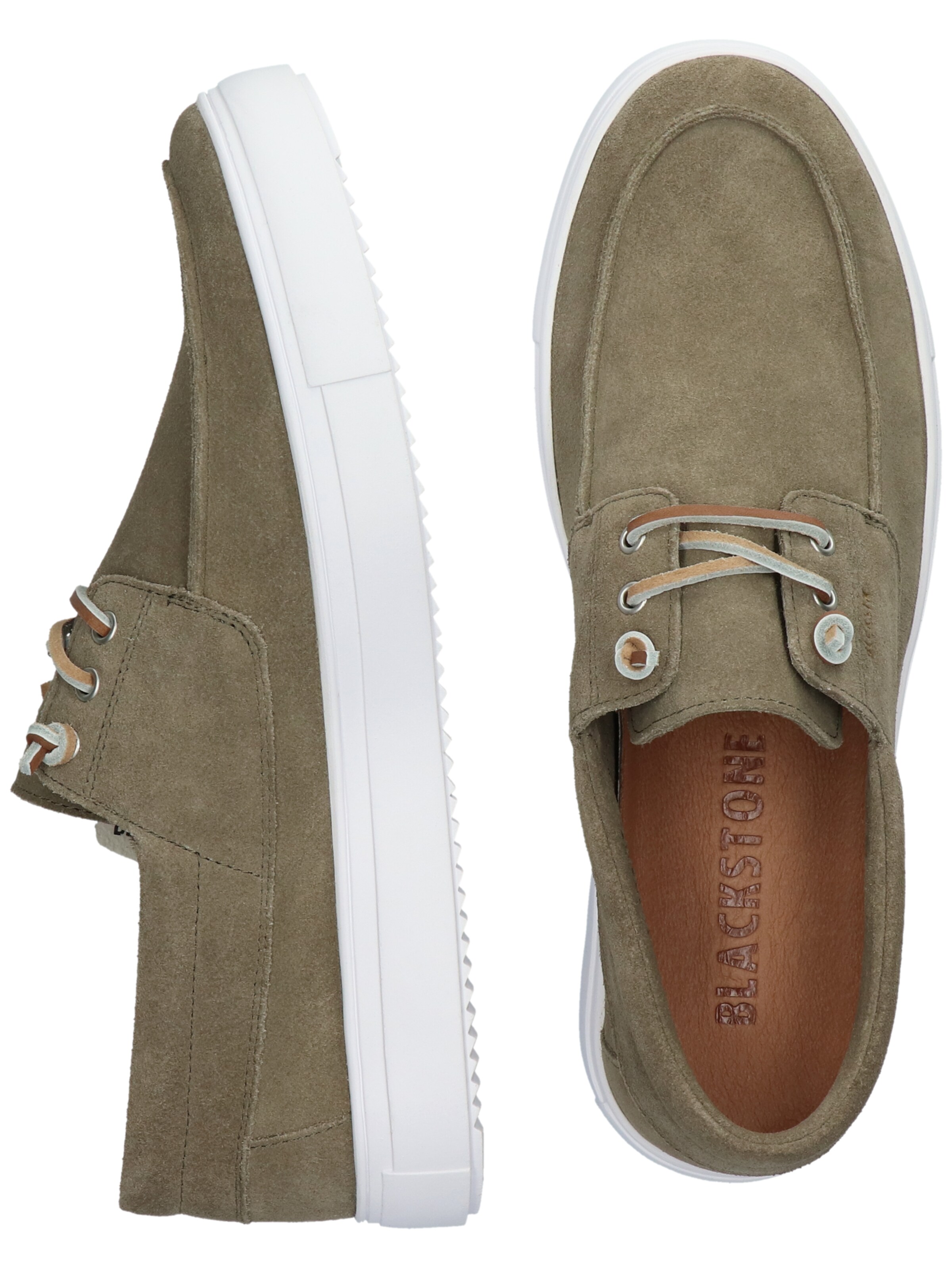 BLACKSTONE - Mocassins 'Dover BG175' em verde
