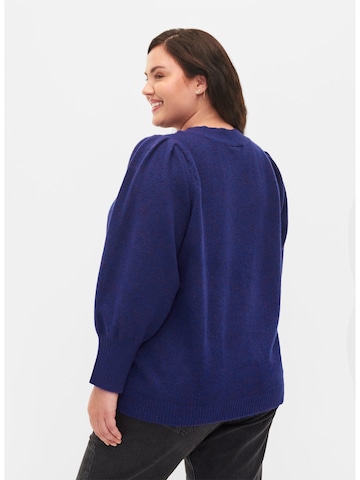 Pull-over 'GREENY' Zizzi en violet