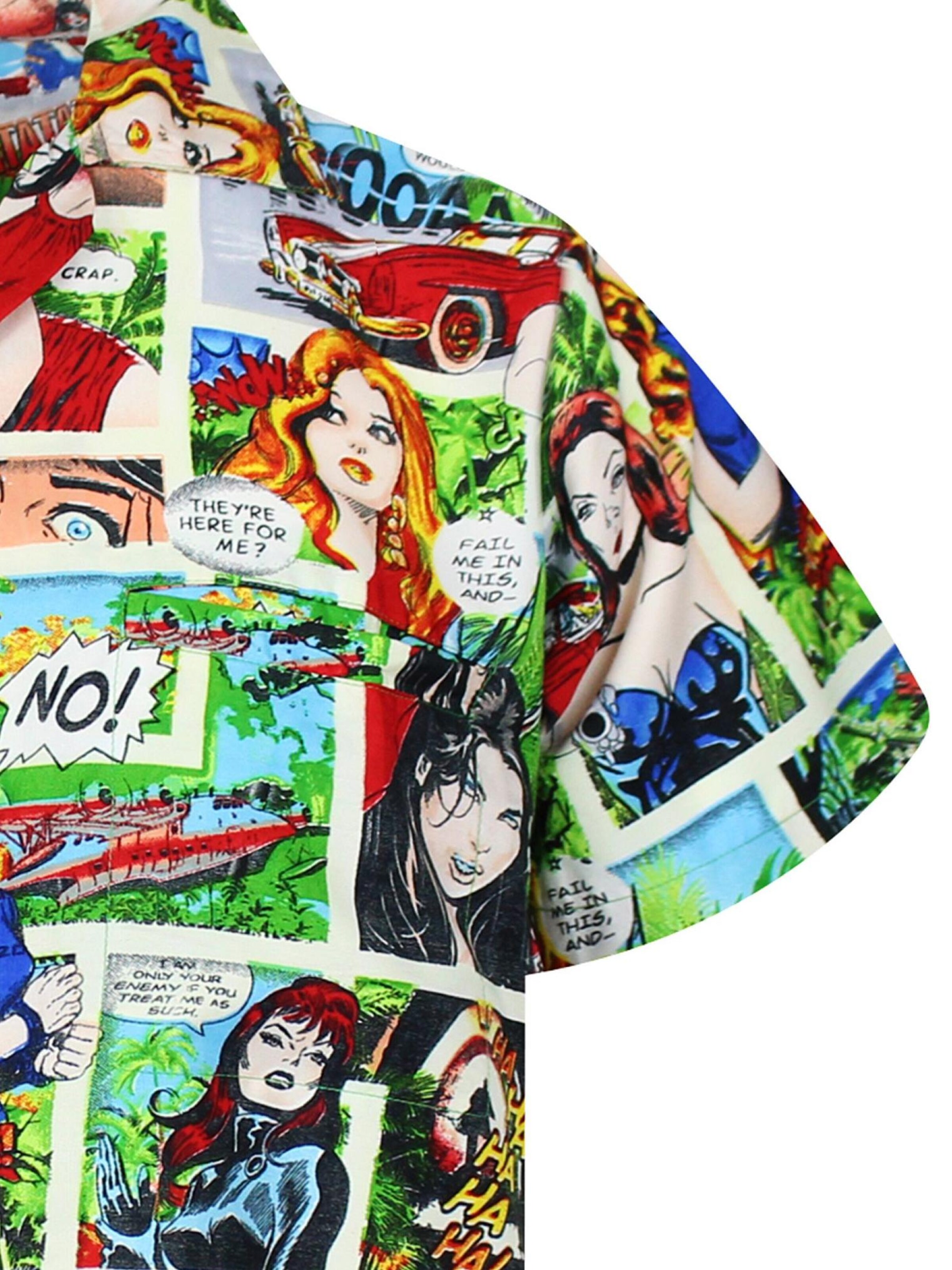 King Kameha Shirt 'Comic' in Mixed colors