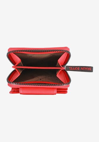 Braun Büffel Wallet 'Capri' in Red