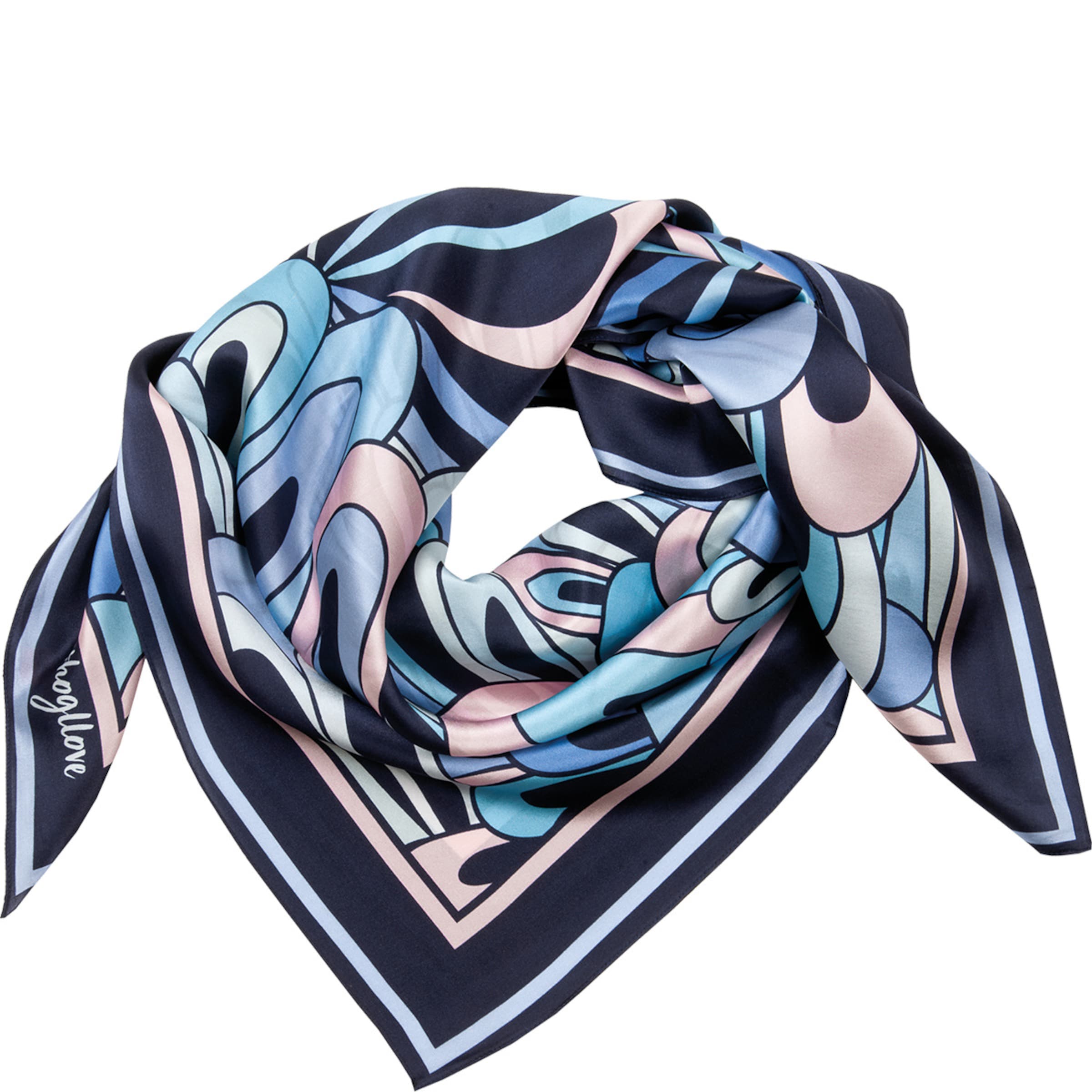 Foulard 'KARREE FOREVER BLUES' Högl en mélange de couleurs