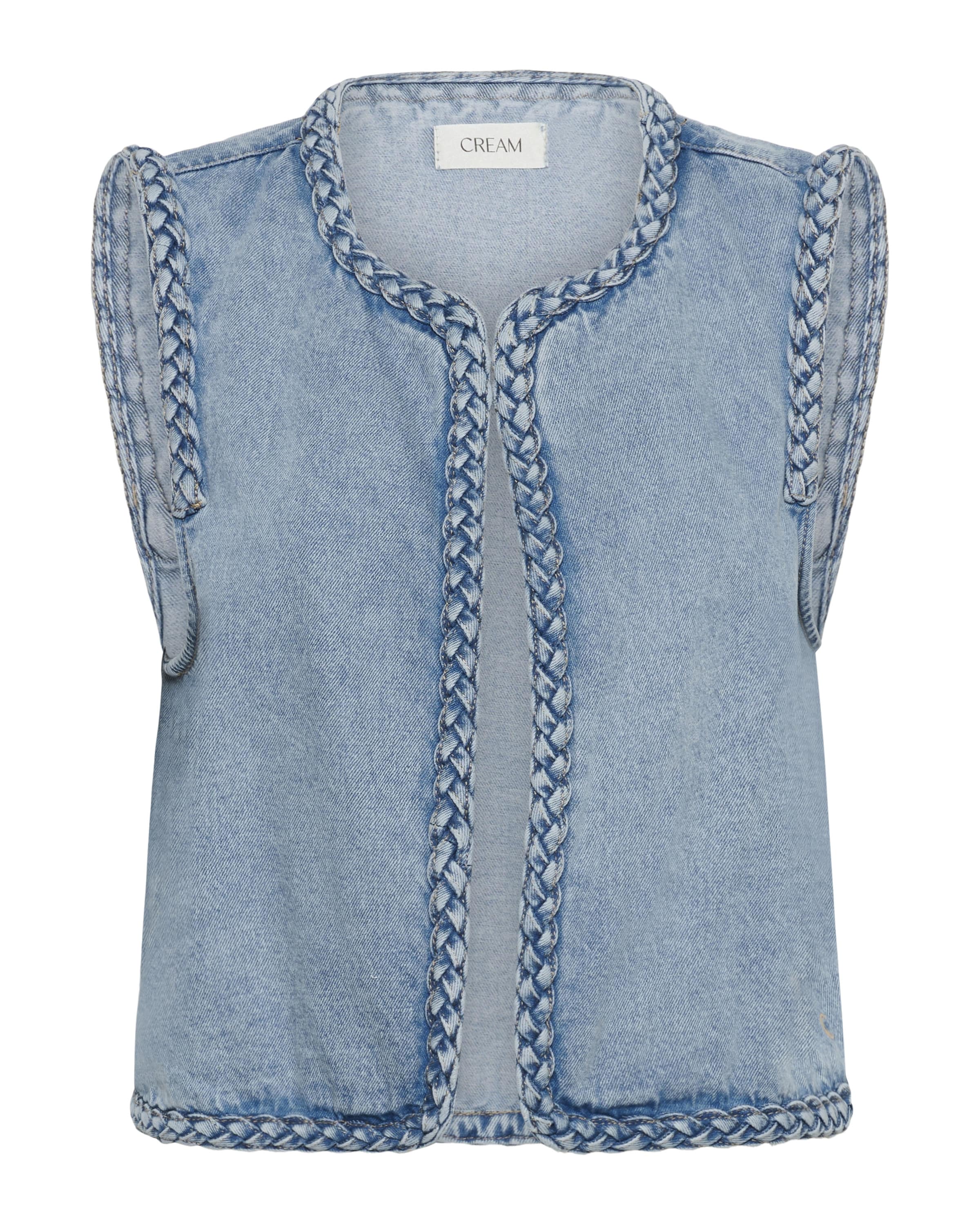 Cream Vest 'CRRina' in Blue denim, Item view