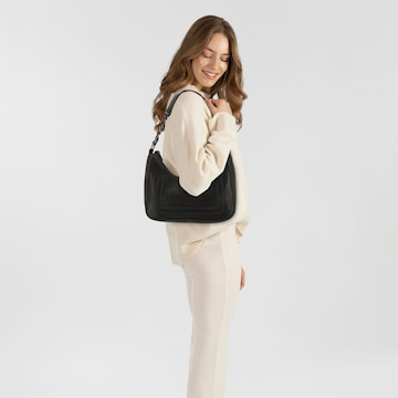 Cowboysbag Schoudertas 'Chained Middleton' in Zwart: voorkant