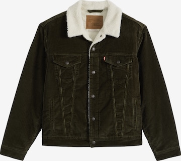 LEVI'S ® Átmeneti dzseki 'Type III Sherpa Trucker' - zöld: elől
