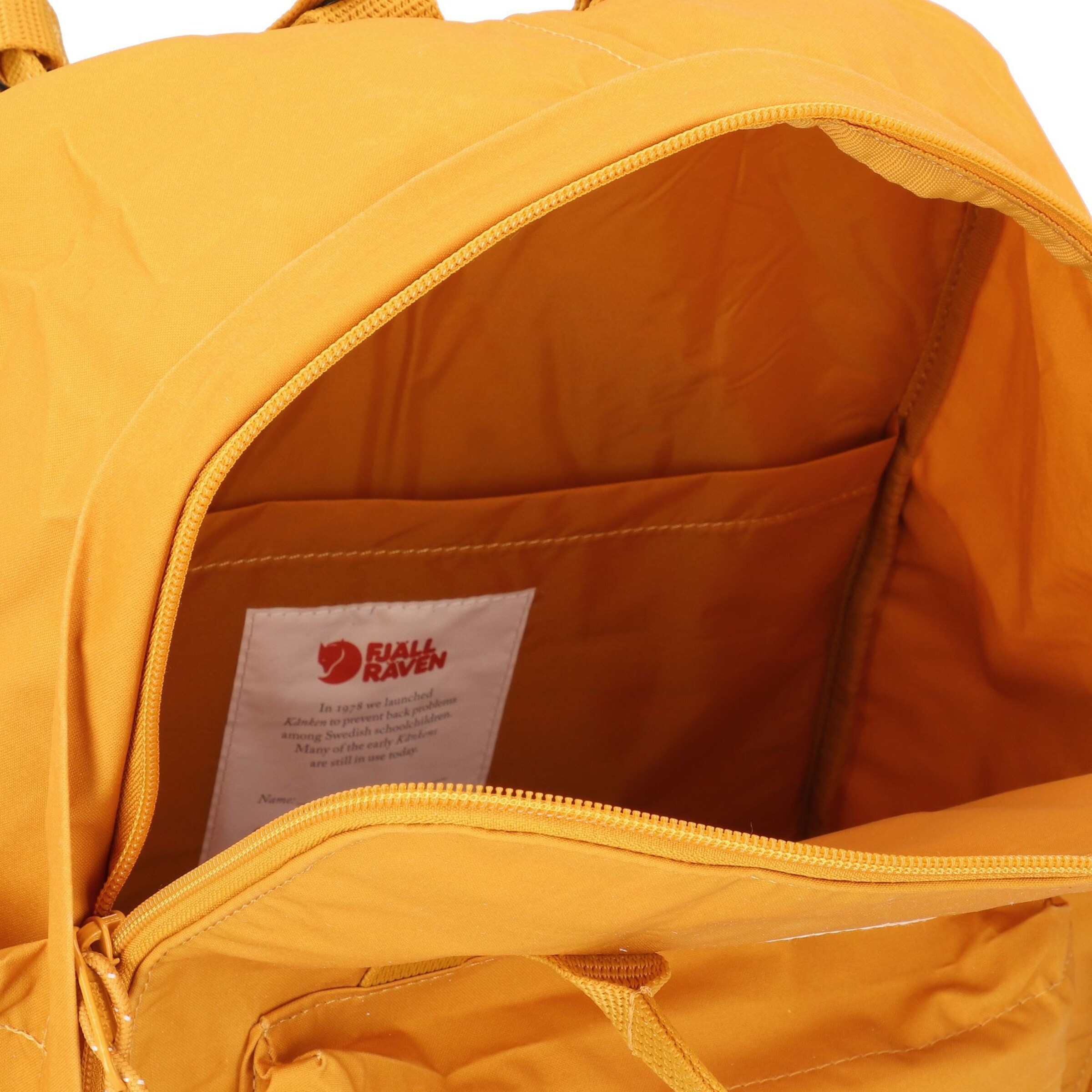 Fjällräven Backpack 'Kanken Outlong' in Yellow